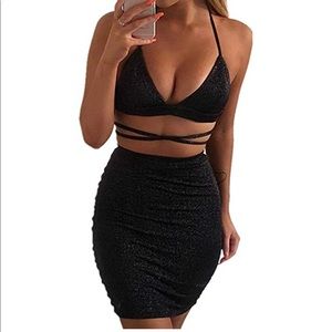 Two piece skirt outfit